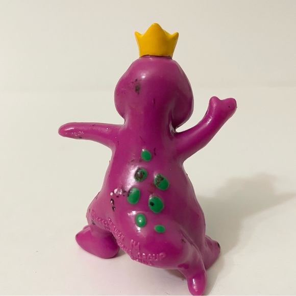 Vtg 1993 Barney With Crown and at the Beach Loose Figures Lyons Group - Picture 4 of 15